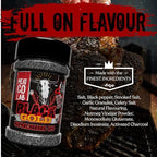 Angus & Oink | Black Gold Supercharged SPG BBQ Rub | Insane Beef Flavour & Umami Boost | Gluten-Free | Perfect for Grilling & Smoking | 250g