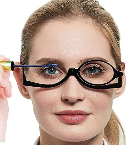 OCCI CHIARI Makeup Reading Glasses Flip Down Folding Cosmetic Readers for Women 1.0 1.5 2.0 2.5 3.0 3.5 4.0 5.0 6.0
