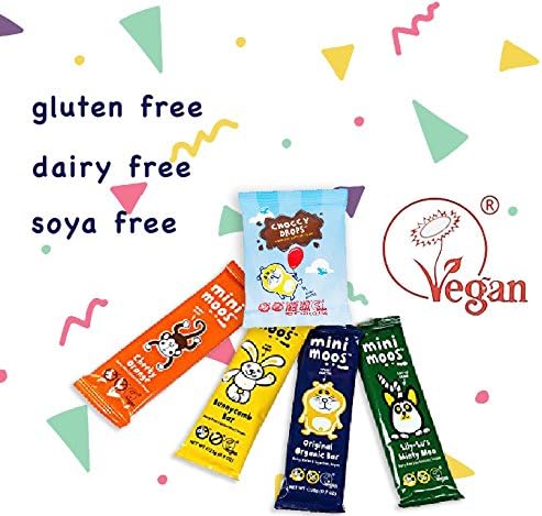 Moo Free Dairy Free chocolates for kids by The Yummy Palette | Scrummy gluten free vegan Mini Moos in hand embroidered Bunny Bag