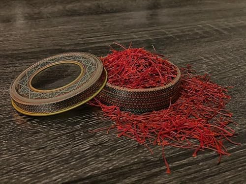 Saffron flower threads,100% Organic And Pure, Hand Picked All Red Premium Saffron (2 GRAM)