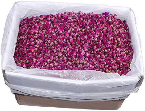 TooGet Flower Petals and Buds Variety Rose 4 Bags Includes Rose Peta Flowers Buds Rosa Damascena Golden-Rim Green Tea Bulk Flowers