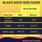 Relief Genius Cold Therapy Socks with Reusable Gel ice Packs - Achieve Relief from Sprains, Muscle Pain, Bruises, Swelling, Edema, Chemotherapy, Arthritis, Post Partum Foot (Black, Large)