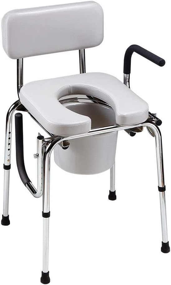 Homecraft Drop Arm Padded Commode
