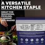 Fine Grain Sea Salt from Baja California, Replacement for Table Salt, Non-Iodized, All-Natural, No Additives (5 lb Bag)
