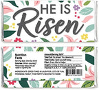 Big Dot of Happiness Religious Easter - Candy Bar Wrapper Christian Holiday Party Favors - Set of 24