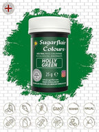 Sugarflair Paste Colour Spectral Holly Green 25 g