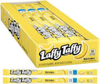 Laffy Taffy Banana Rope Candy, 24 Pack, Taffy Candy, Individually Wrapped Candy, 0.81 Ounce Ropes