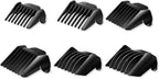 Hatteker Hair Trimmer-Clipper Full Set of Guide Combs for RFC-69031 and RFC-69001 (3 mm, 4-6 mm, 7-9 mm, 10-12 mm, 16-18 mm, 22-24 mm)
