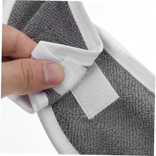 Luxshiny Adjustable Reusable Adult Bib for Eating Large Polyester Clothing Protector Pocket for Seniors Men and Women for Mealtime and Face Washing