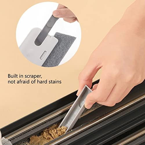Window Groove Cleaning Brush, Window Track Cleaning Tools Sliding Door Track Cleaner Groove Cleaning Tool