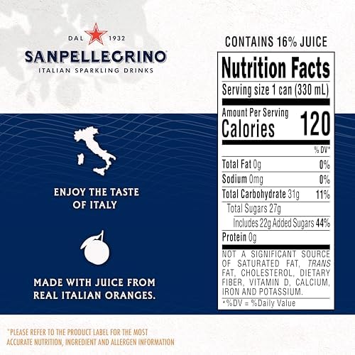 SanPellegrino Aranciata Can 330ml