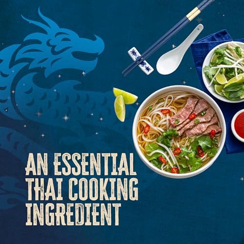 Blue Dragon Fish Sauce - 5oz (Pack of 6) - No Artificial Flavors Or Preservatives - Made With Anchovy Extract, Salt, Sugar & Water - Authentic Thai Fish Sauce For Cooking, Marinades, Soups & Stir Fry