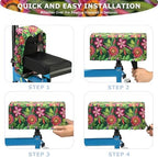 Knee Scooter Cushion 2" thick Memory Foam Knee Scooter Pad for Comfort w/Removable Cover Walker/Roller Accessories fits Most Models