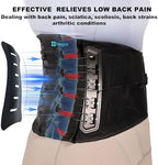 Back Brace for Lower Back Pain Relief with Pulley System,Lumbar Support Belt for Men & Women with Bionic Support System, Ergonomic Design and Lightweight Skin Friendly Material (L)