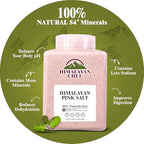 Himalayan Chef Himalayan Pink Salt - 5 lbs Fine Grain Plastic Jar - 100% Natural and Pure Gourmet Crystal - Contains 84 Essential Minerals | Kosher and Vegan Certified