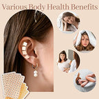 1200Pcs Ear Seeds Acupuncture Kit, Auricular Sticker Kit with Ears Seed, Acupuncture Pen, Acupressure Ear Chart, Tweezers