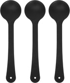 Frcolor 3Pcs Eye Occluder Ergonomic Design Black Plastic Lightweight Full Cover Handheld Dedicated Vision Test Occluder for Eye Chart Exam