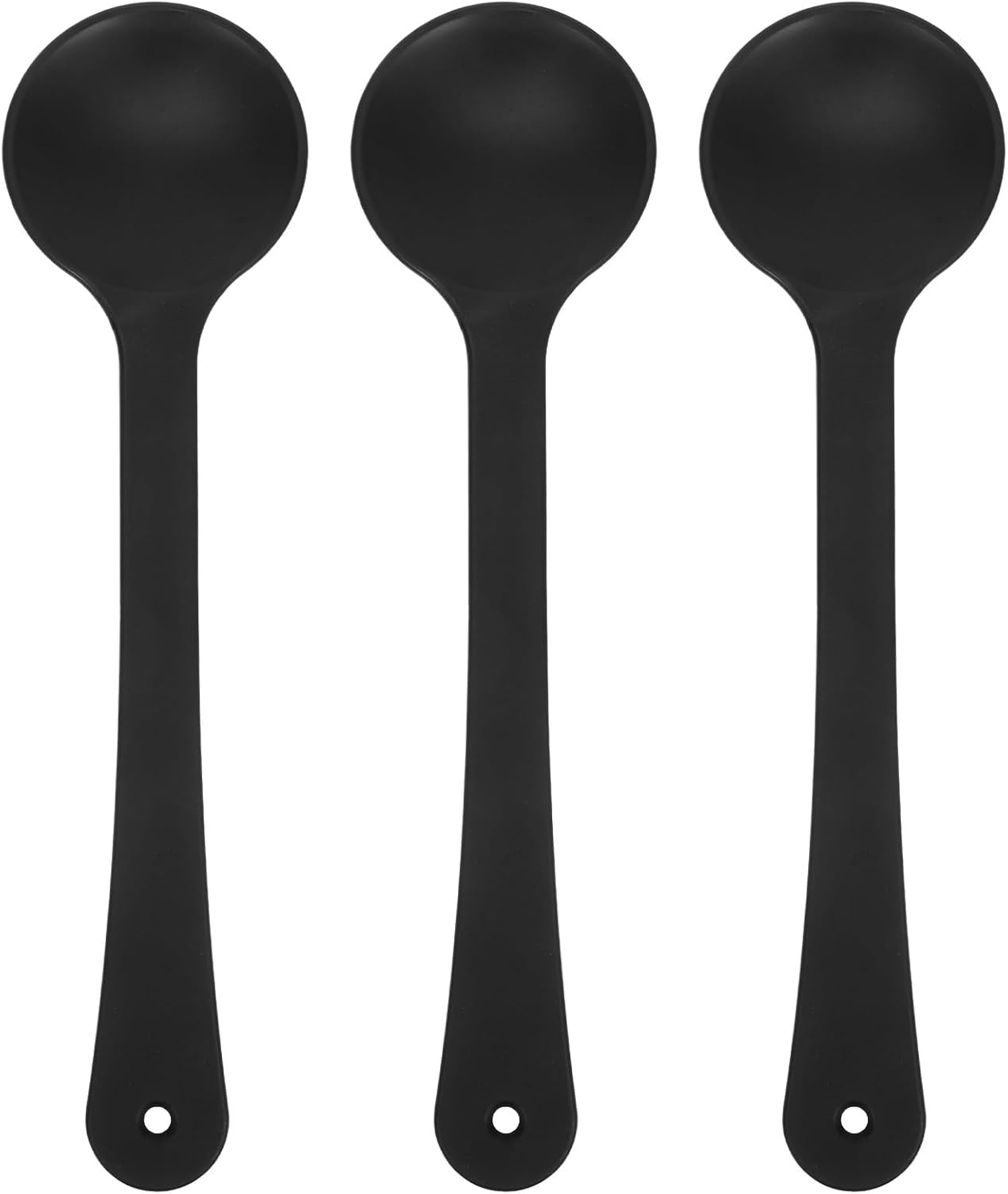Frcolor 3Pcs Eye Occluder Ergonomic Design Black Plastic Lightweight Full Cover Handheld Dedicated Vision Test Occluder for Eye Chart Exam