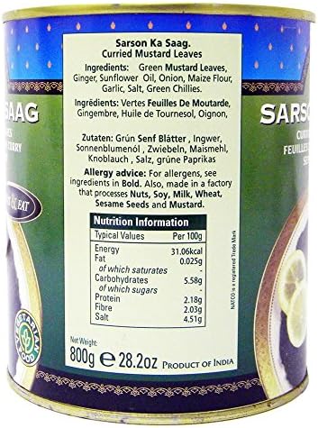 Natco - Sarson Ka Saag - 800g (pack of 2)