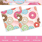 Donut Time Theme Party Napkins, 40PCS Donuts Tim Napkins Disposable, Donut Time Party Supplies Birthday Decorations, Donuts Dinner Paper Napkins for Wedding, Theme Partty, Birthday, 6.7 Inch