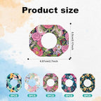 25pcs Sensor Covers for Libre 2/1, Spring Flower Style Sensor Stickers Waterproof & Sweatproof Pre-Cut Monitor Patch Long Stay for CGM Sensors Tape Adhesive Patches Accessories (5 Styles)