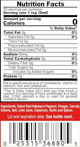Marie Sharp’s BEWARE Comatose Heat Level Habanero Pepper Sauce, 10 oz | Extreme Heat Hot Sauce from Belize | All-Natural, No Preservatives | For Serious Chiliheads Only (Pack of 2)