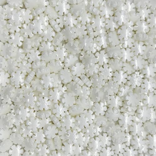 Snowflake Candy Sprinkles for Decorating Edible Candy Spider Christmas Sprinkles for Cake Decorations, Baking, Ice Cream, Cookies, Cupcake Topper 3OZ