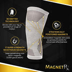 MagnetRX® Magnetic Knee Sleeve – (2-Pack) Effective Compression Knee Brace with Magnets for Comfort & Recovery – Magnetic Brace Support (X–Large)