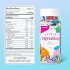 Purple Easter Sprinkles for Cake Decorations, 3.52oz Carrot Sprinkles Edible for Cupcakes Topper for Cupcakes Topper Baking Cookies Easter Spring Party Supplies