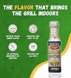 Colgin Authentic Pecan Liquid Smoke 4 oz Bundle with Measuring Spoon Set – Sweet, Nutty Smokehouse Flavor for Meats, Sauces & More – Colgin Liquid Smoke for Cooking – Gift Set (2 Items)