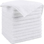 HOMEXCEL White Microfiber Cleaning Cloth, 12 Pack Premium Microfiber Towels for Cars, Lint Free, Scratch-Free, Highly Absorbent, Reusable Cleaning Rags for Car, Household, Kitchen, Window, 11.5"X11.5"