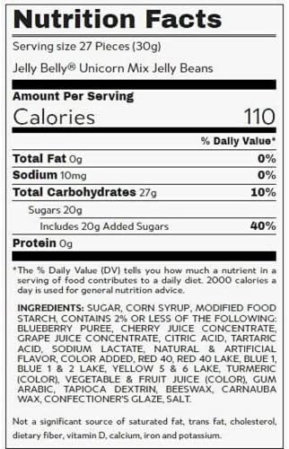 Needzo Unicorn Mix Flavored Jelly Beans, Girls Birthday Party Themed Gourmet Chewy Candy, Shareable Bagged Candies, Pack of 3, 3.5 Ounces