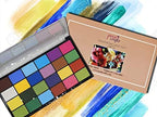 Petal Crafts Palette Dust Set (72 Pack), 48 Matte Colors and 24 Dazzler Colors