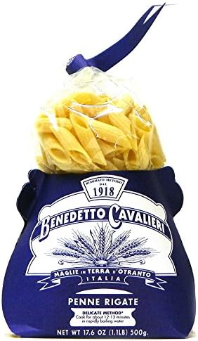 Benedetto Cavalieri Penne Rigate, 17.6-Ounce Bags (Pack of 2)