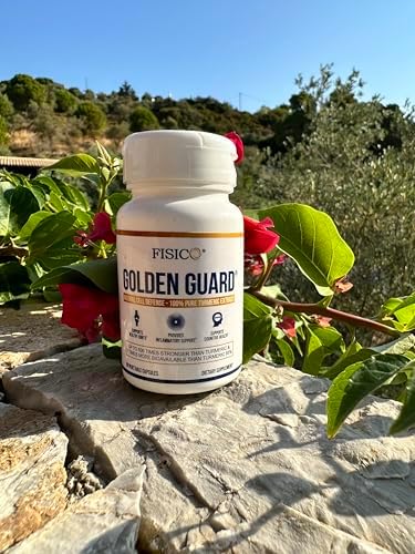 Golden Guard Fisico Turmeric Extract, 60 Vegetable Capsules, Natural Cell Defense Supplement for Joint Health and Cognitive Support