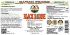 Hawaii Pharm Black Radish Alcohol-Free Liquid Extract, Black Radish (Raphanus Sativus Niger) Dried Root Glycerite Natural Herbal Supplement 2 oz