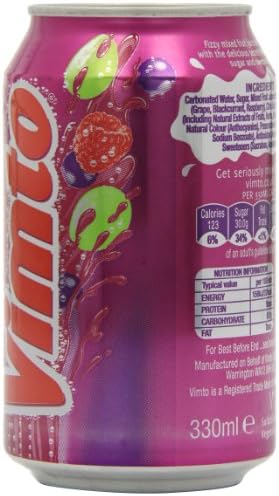 Vimto Original Fizzy 330 ml 6 Cans (Pack of 4)