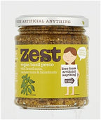 Zest Basil Vegan Pesto 165 g (Pack of 6)