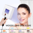 Yofuly Portable Facial Skin Analyzer with Shade Cloth, Woods Lamp for Home Use Salon SPA Machine