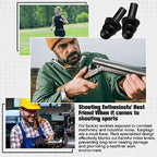 TrelaCo 200 Pairs Silicone Ear Plugs Soft Reusable Waterproof Ear Plugs for Sleeping Noise Swimming Hearing Protection Earplugs Shooting Construction Hunting Music Concerts (Black)