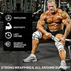Schiek Sports Heavy Duty 1178 Knee Wraps - Powerlifting and Weightlifting Wraps