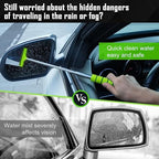 Side Mirror Squeegee, 2 PCS Car Mirror Squeegee, Retractable Car Rearview Mirror Wiper for All Vehicles, Universal Automotive Accessories