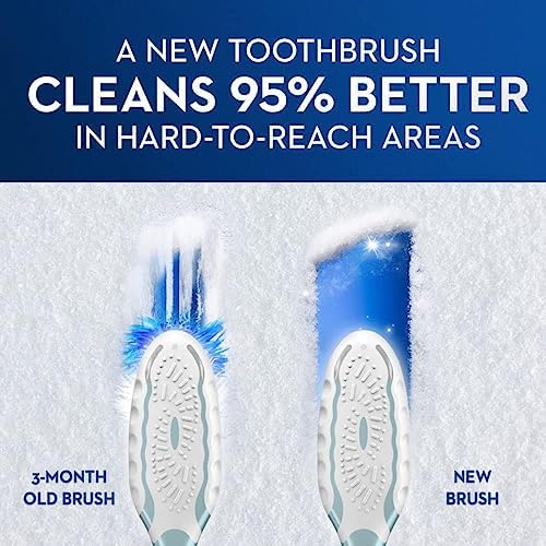 Oral-B CrossAction All in One Toothbrushes, Soft, 2 Count (Pack of 2)