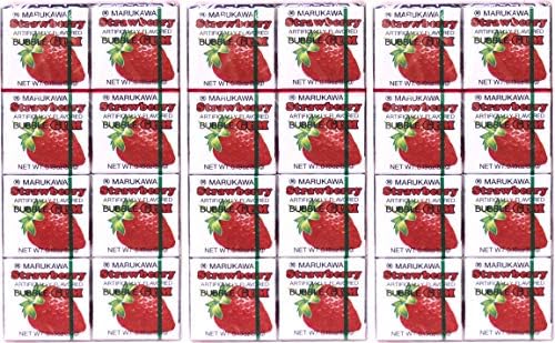 Marukawa Bubble Gum Strawberry 1.52oz (3 Pack)