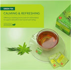 Wissotzky Lemongrass & Verbena Green Tea, 20 Tea Bags | Soothing Aroma | Antioxidant Rich | Refreshing Green Tea Bags