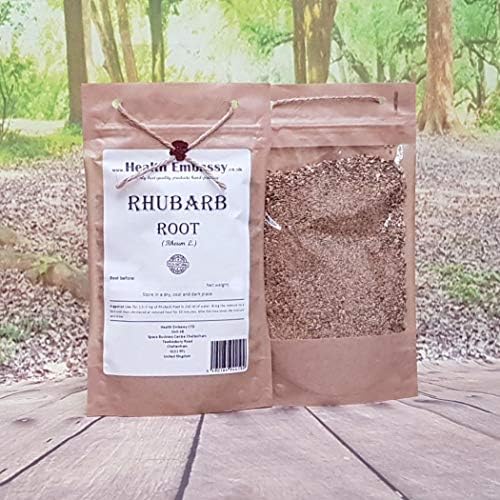 Health Embassy Rhubarb Root | Rheum L. - Rhei Radix | 100% Natural | Loose Herbal Tea (50g)