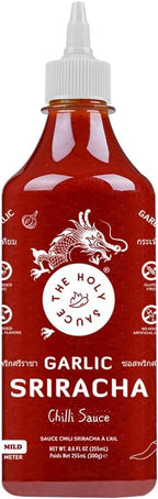 Sriracha Garlic chili Sauce - No MSG, No Artificial Flavors or Colors, Gluten Free (Garlic, 300g)