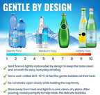 Sant'Anna Frizzante Sparkling Natural Mineral Water, 16.9 Fl Oz (24-Pack) | Pure Italian Alps Mountain-Fresh Drinking Water | Natural Functional Drink | Sodium-Free Mineral in BPA-Free Bottles