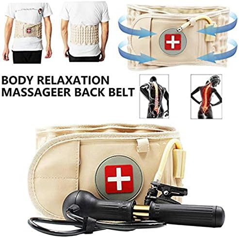 Lumbar Decompression Back Belt for Lower Back Pain Relief,Back Decompression Belt, One Size Fits 29-49 Inches Waist, Great Gift