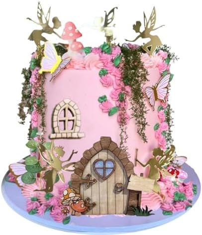 Fairy Cake Toppers Fairy Garden Theme Cake Topper Set For Birthday Baby Shower